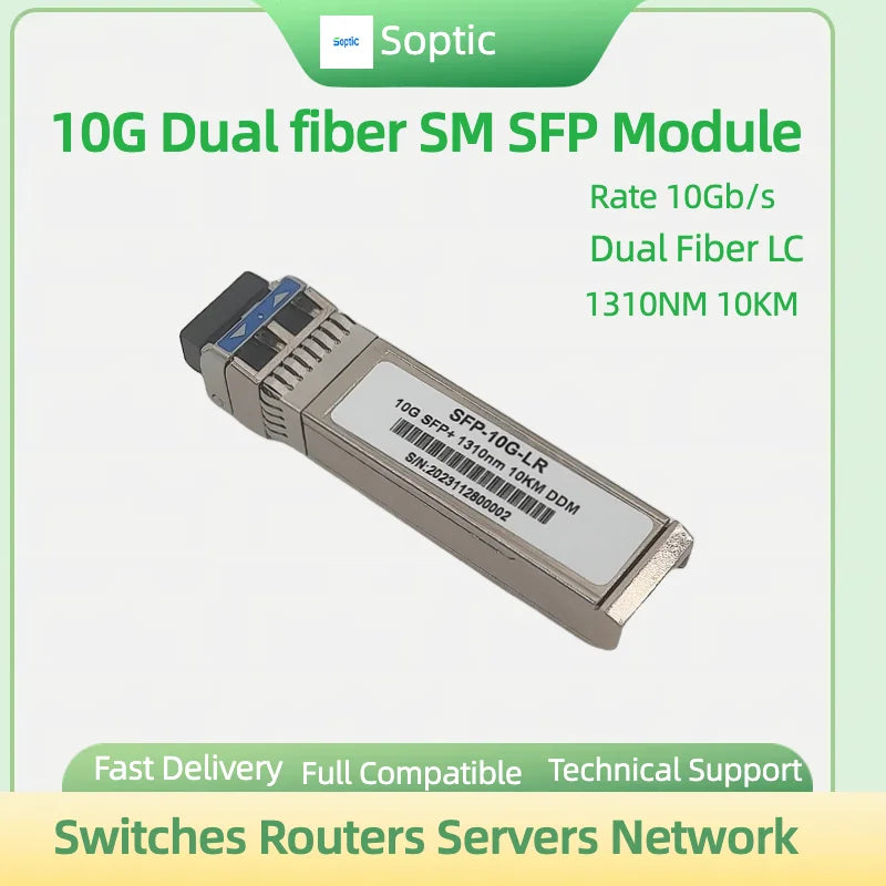 fiber optic communication equipment for Cisco SFP-10G-LR 10KM