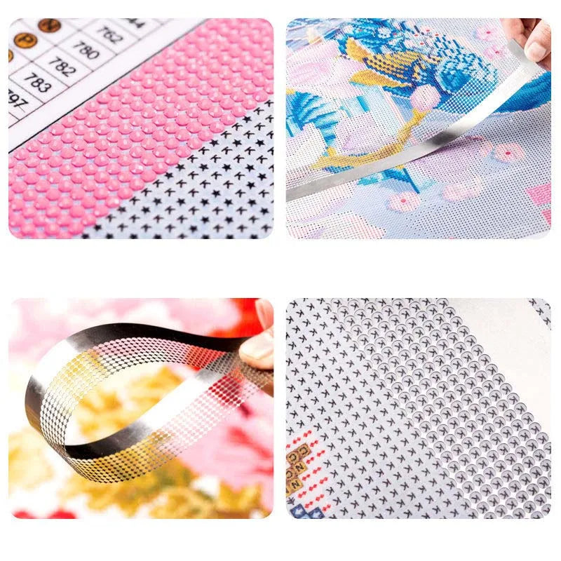 800/1020/2200holes Stainless Steel Ruler For Diamond Painting Embroidery