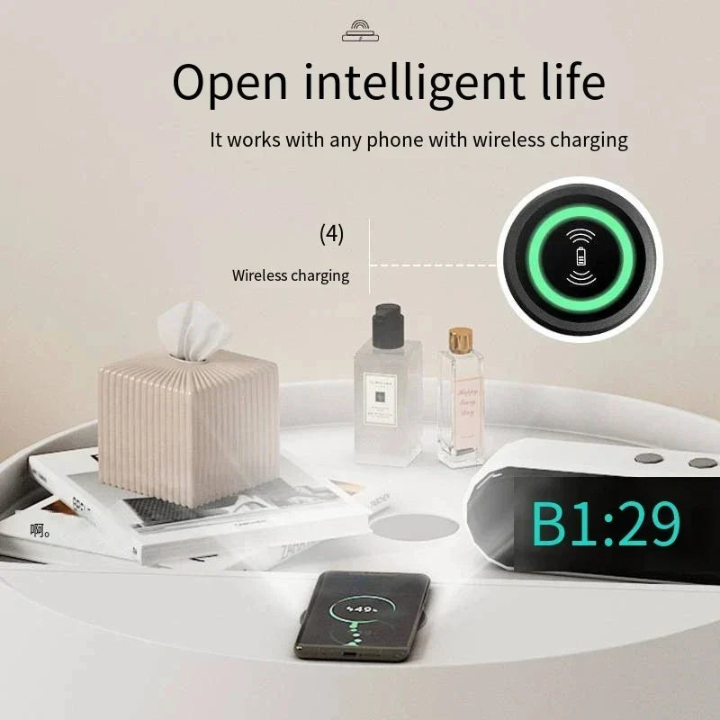 Simple Nightstand Intelligent Wireless Charging Nordic Nightstand Waterproof