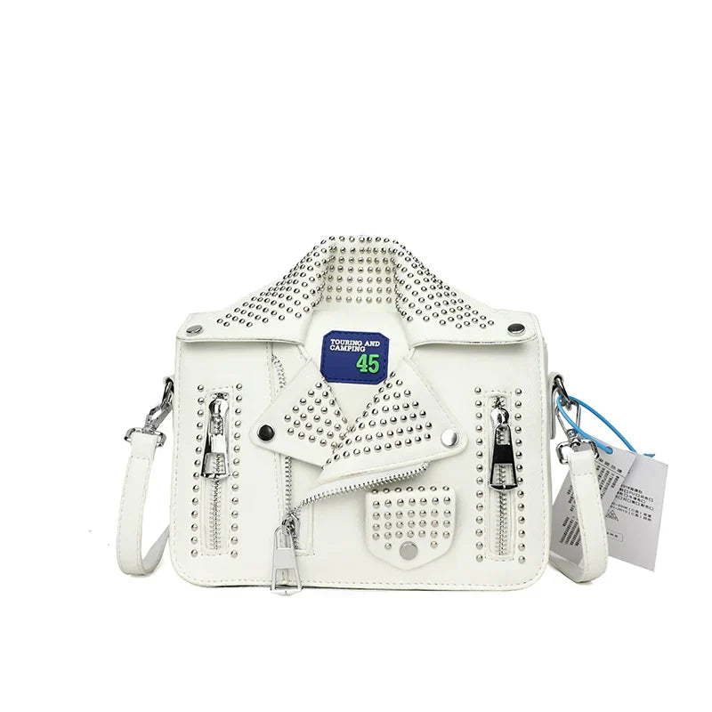 Fashion Jacket Shoulder Bags for Women Hip Hop