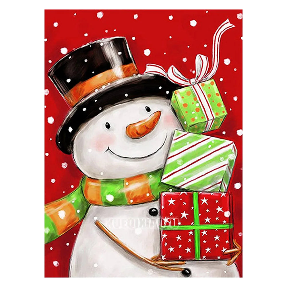 Diamond Painting Christmas Snowman Cross Stitch New Arrival