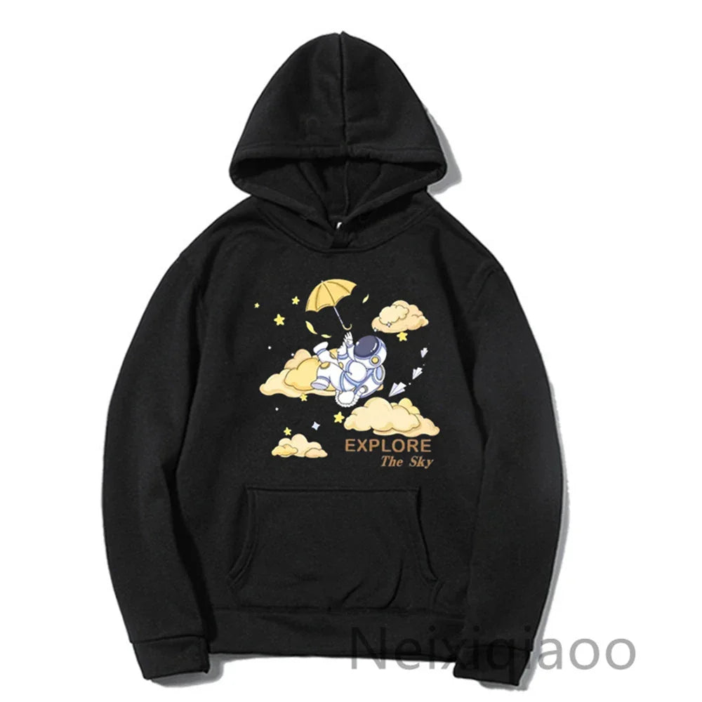 Plus Size Autumn Winter Astronauts Explore The Sky