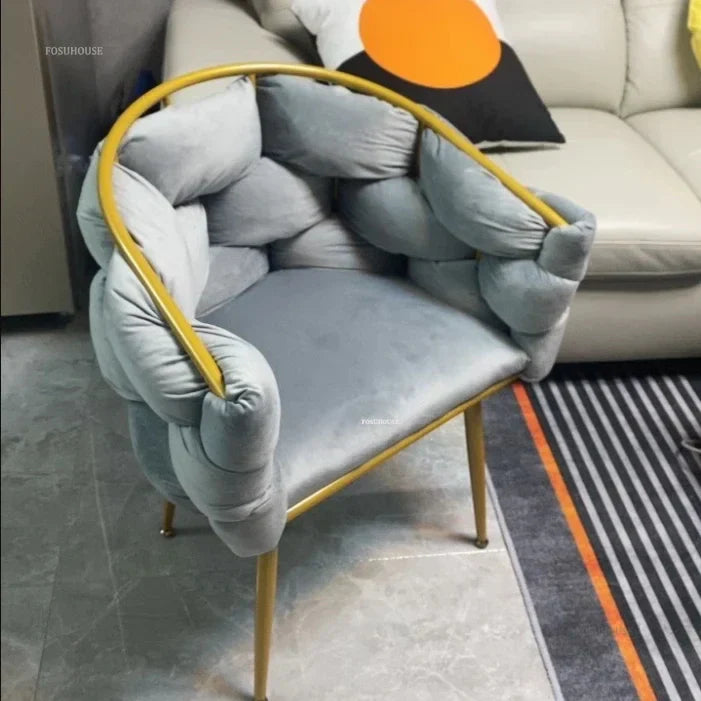 Nordic Metal Living Room Chair for Living Room