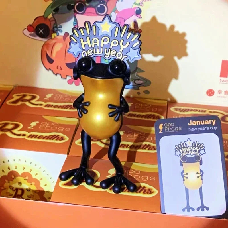 TwelveDot Apo Frogs 12 Months Figurine Xinghui Creations