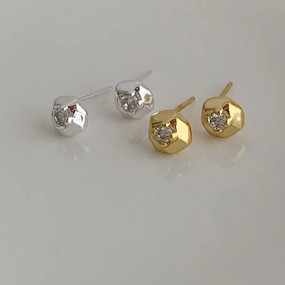 SHANICE 100% S925 Sterling Silver Stud Earrings CZ