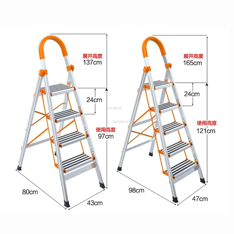 Home Indoor Portable Stairs Modern Telescopic Step Stools