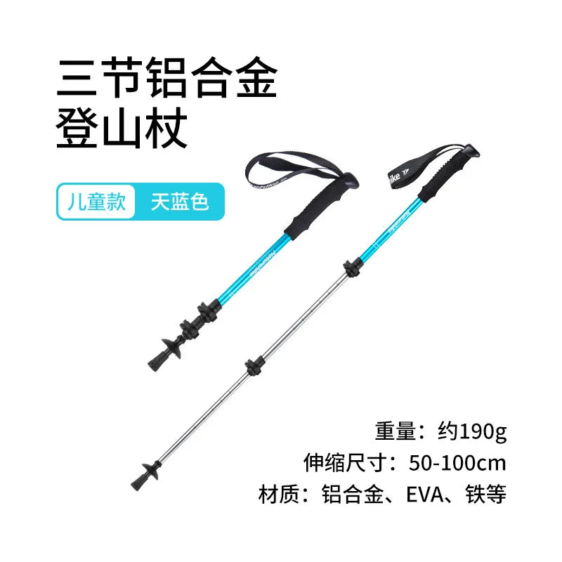 Naturehike 3 Node Adjustable Trekking Pole Ultralight Aluminum