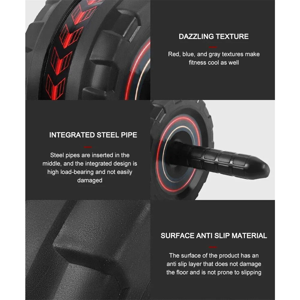 Abdominal Exercise Roller with Mat Abdominal Fitness Wheel