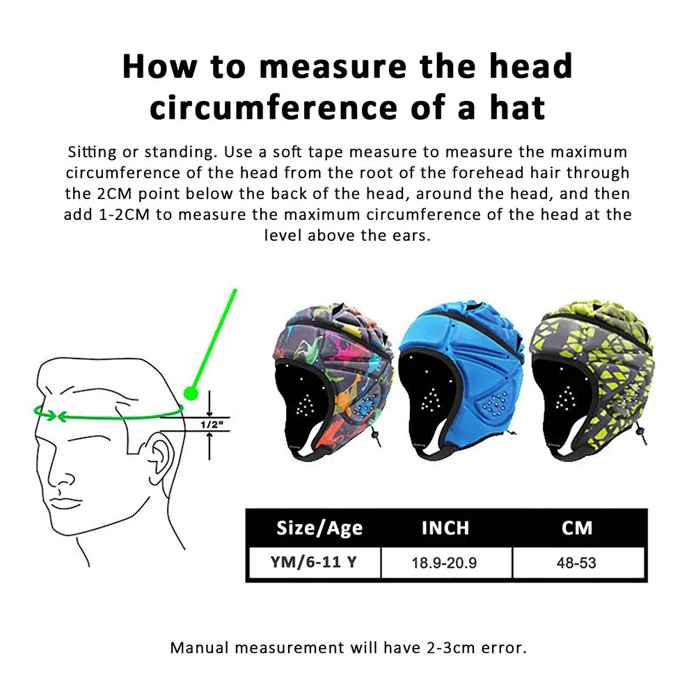 Rugby Soft Helmet Soccer Headgear Football Headguard for
