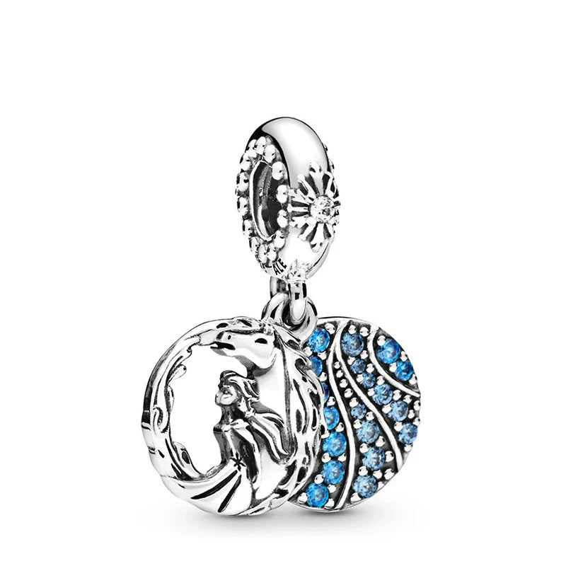 Fit Pandora Beauty and The Beast Charms Bracelet