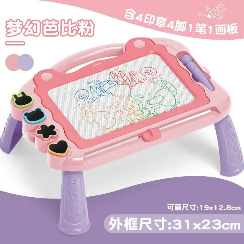 Montessori Toys Baby Magnetic Blackboard Learning Paint Magnetic