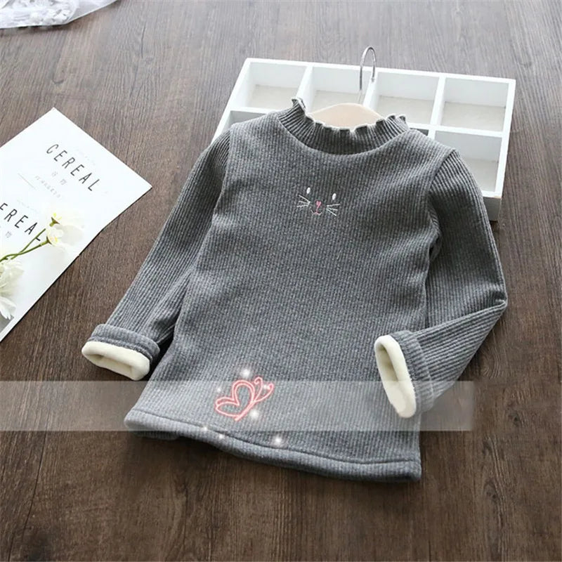 Fashion Girls Sweaters 2023 New Winter Children Clothes