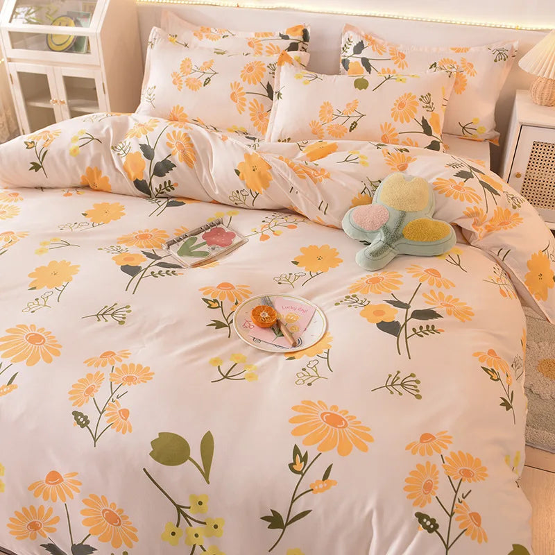Cute Bedding Set Men Women Duvet Cover Bed