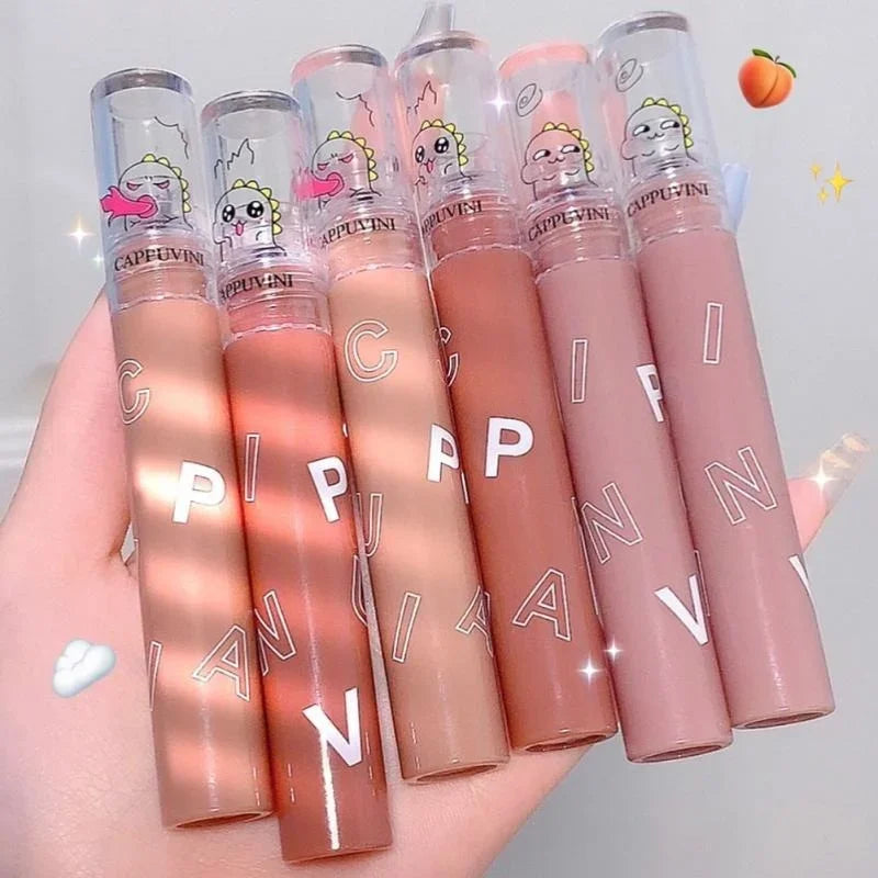 6 Colors Sexy Matte Lipsticks Waterproof Lip Gloss
