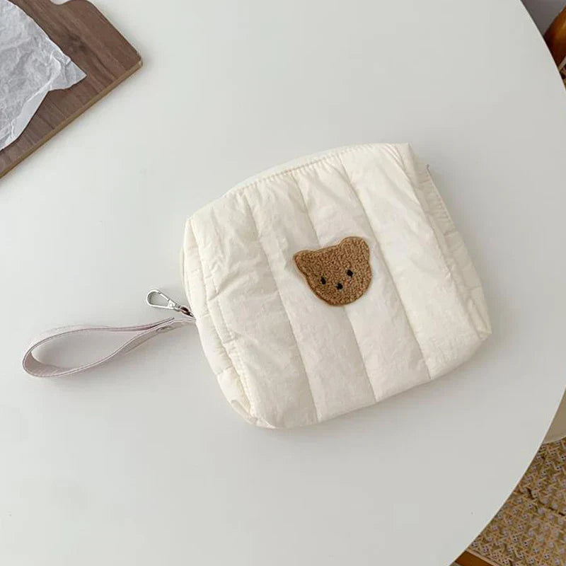 New Cartoon Kids Bedside Stroller Hanging Bag Bear