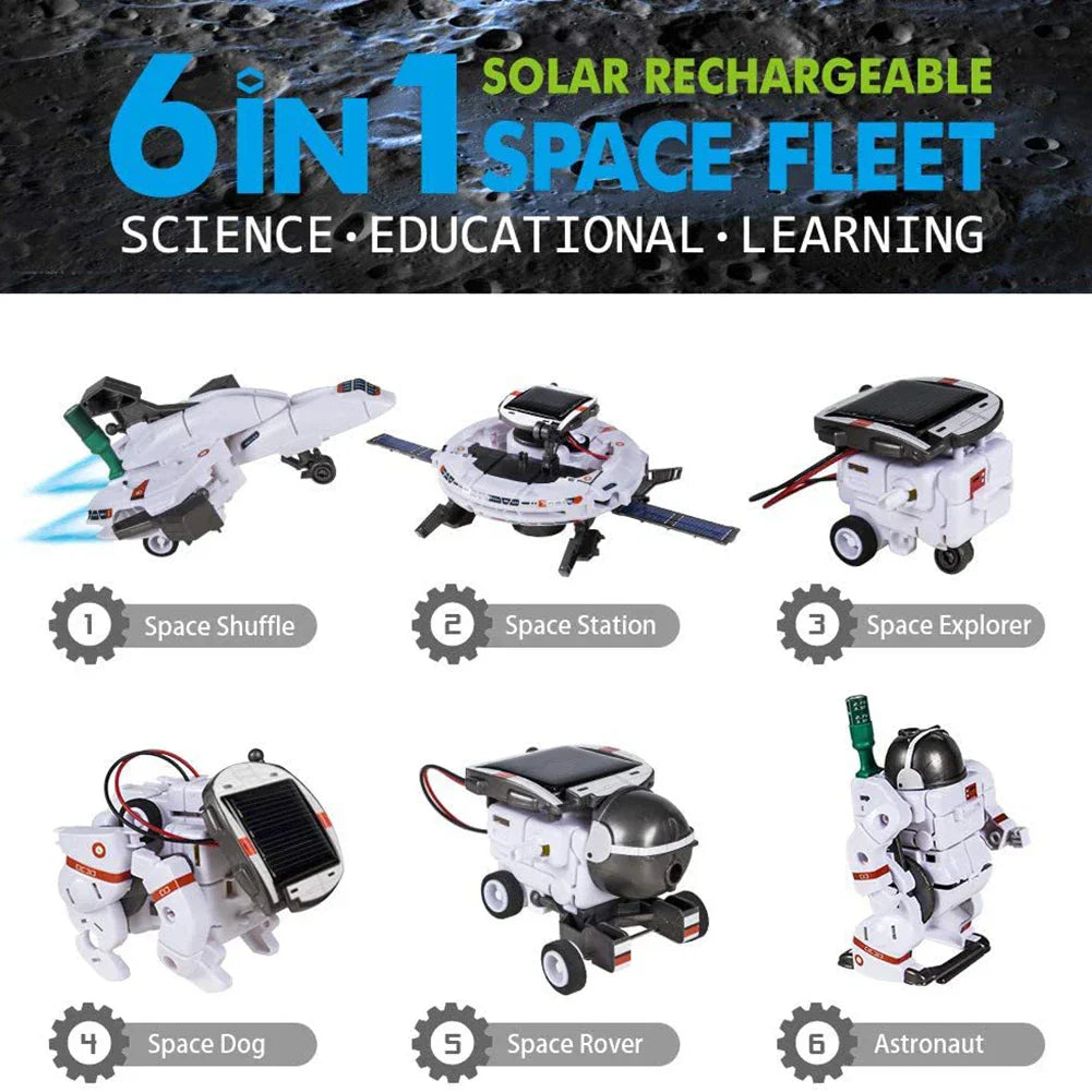Creative In Solar Robot Car Space Ship Toys