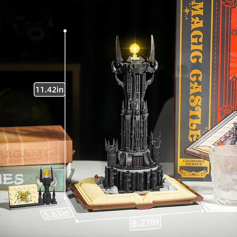 Creative Black Tower Magic Book Building Block Book