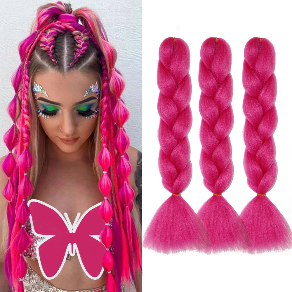 Jumbo Braids Hair Extension 24 inches 3 Pcs/Lot