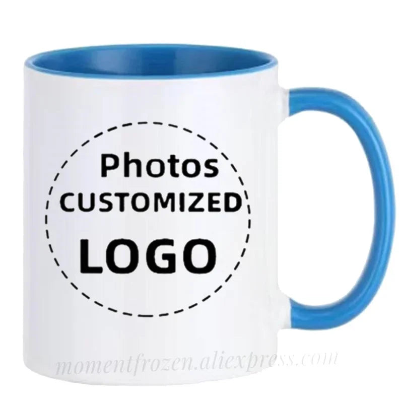 Customized Photos/Logo Printed DIY Coffee Mugs Personalized Tea