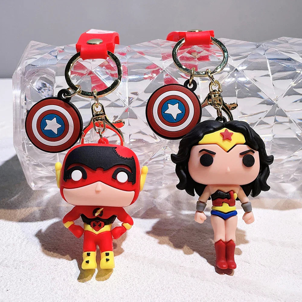 Marvel Keychain Silicone Bag Keyring For Women Disney