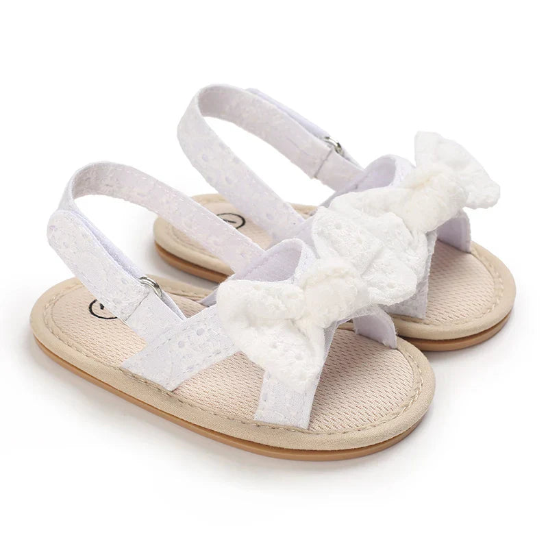 Girls' sandals Bowknot pearl sandals Children's sandals Toddler