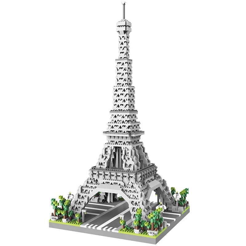 Paris Tower Street View Building Block Mini Diamond