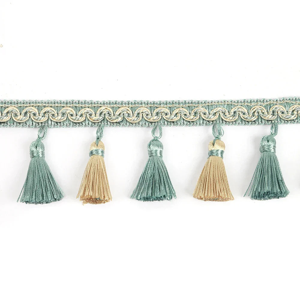6M/Lot 9cm Width Curtain Fringe Tassel Trim Lace