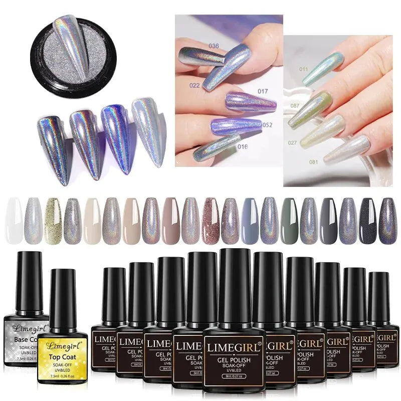Gel Nail Polish Without UV Lamp Set Nail
