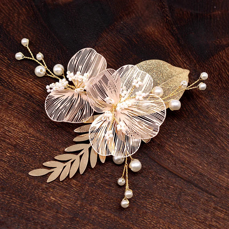 Flower Wedding Hair Accessories Hairband Bride Tiaras For