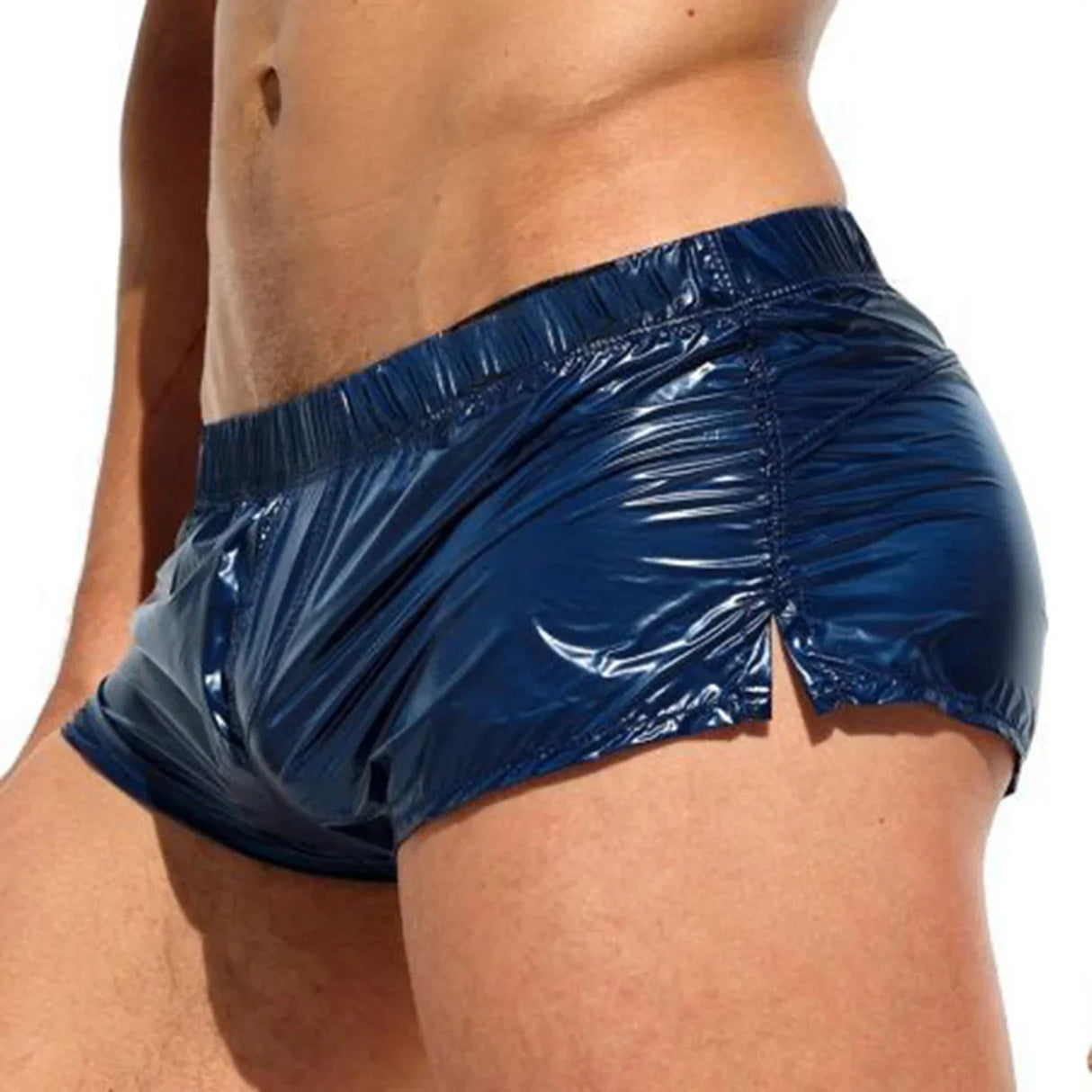 Swimwear Mens Low Rise Sides Slit Swim Shorts