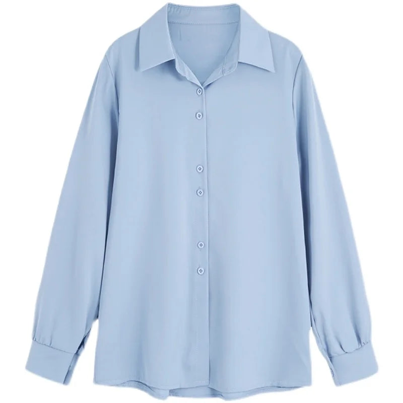 Plus Size Shirts Spring Summer Fashion Female Long