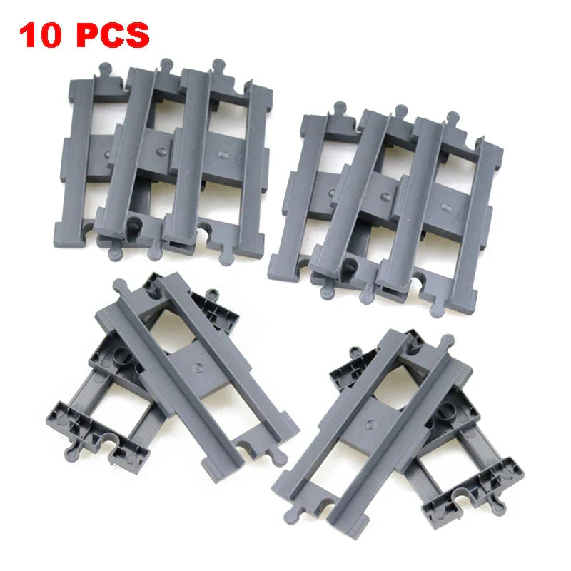 Big Building Block Track Set Electric Intelligent Locomotive