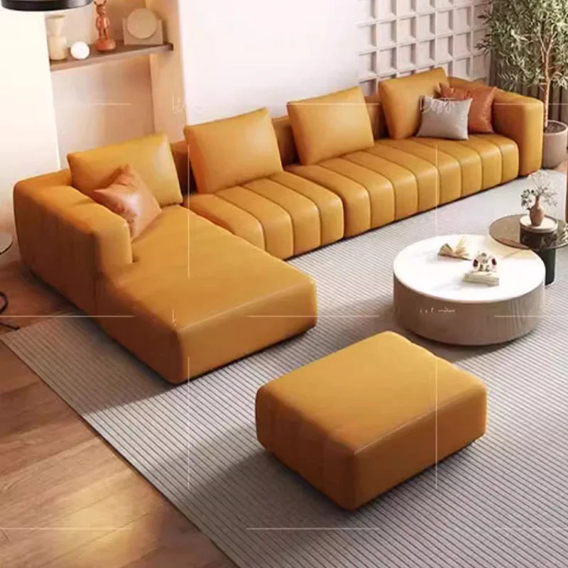 Sectional Modern Theater Living Room Sofas Minimalist Corner