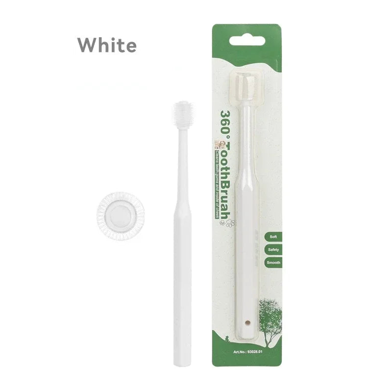 Dog Toothbrush Finger Toothbrush Soft Brushing Dogs Cats