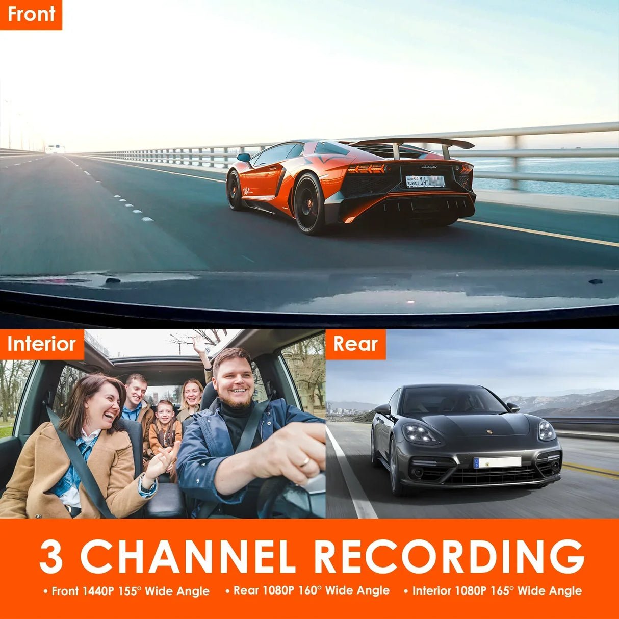 Vantrue N4 Dash Cam 4K Car Video Recorder