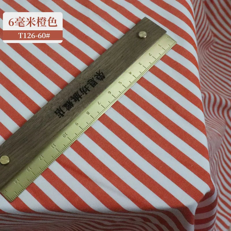 145 Cm*100cm Red Blue White Stripes Fabrics Polyester