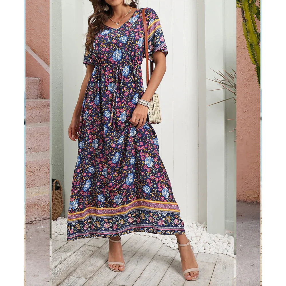 Plus Size Long Dress for Women 2024 Summer