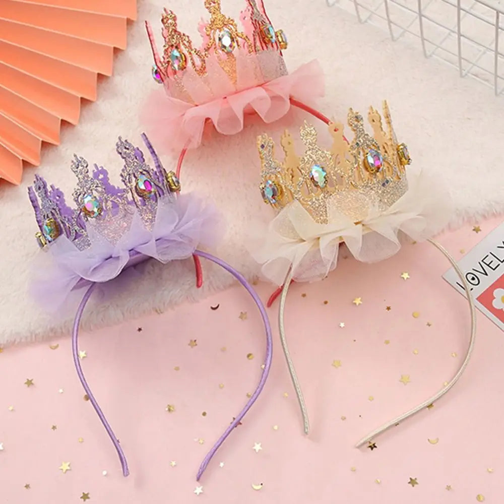 Korean Style Girl Cute Crown Headband Kids Fashion