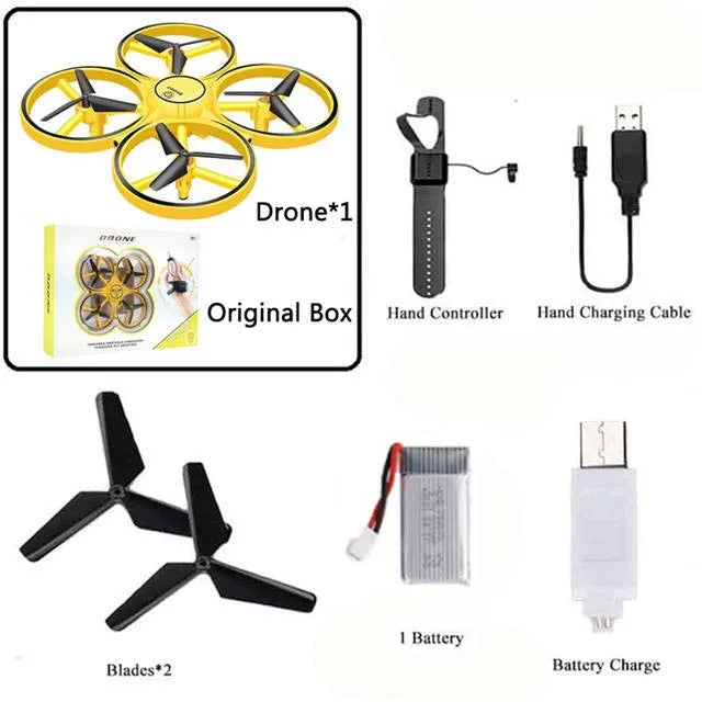 Hand Controlled Drone RC Mini Quadcopter Gesture Flying