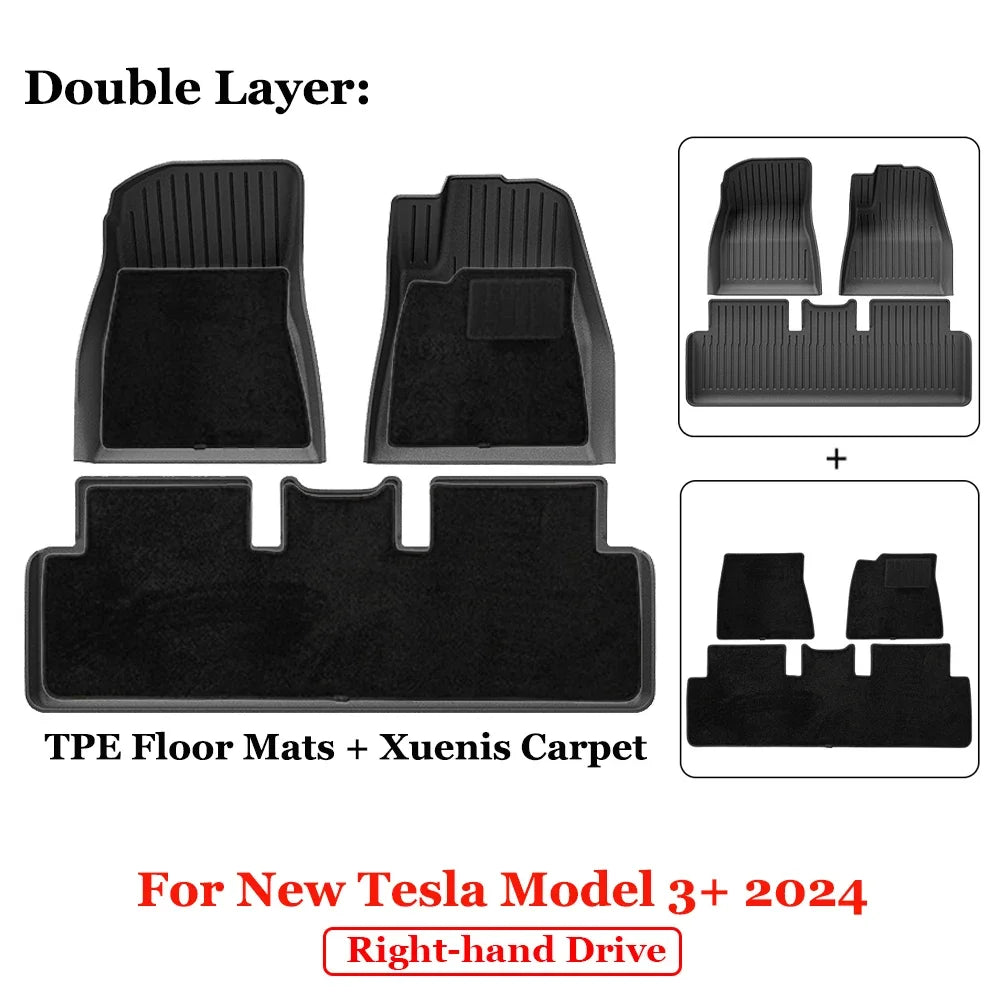 For 2024 New Tesla Model 3 Highland Floor