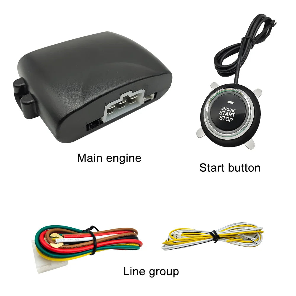 Universal Onebutton startCar Engine System 12V vehicle start
