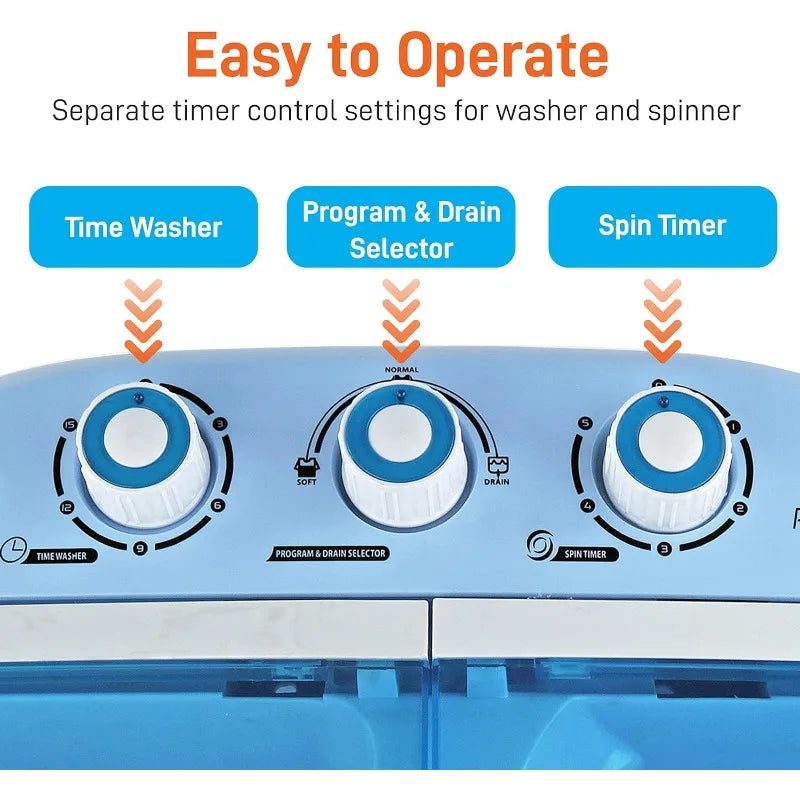 Small Portable Washing Machine for Household Use