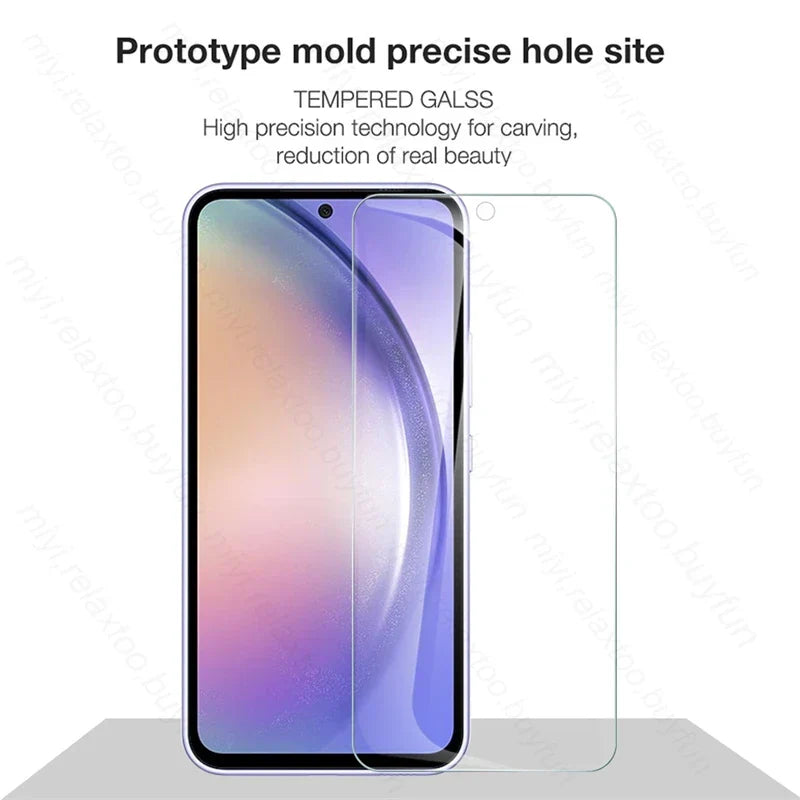 5pcs tempered glass screen protector film for samsung