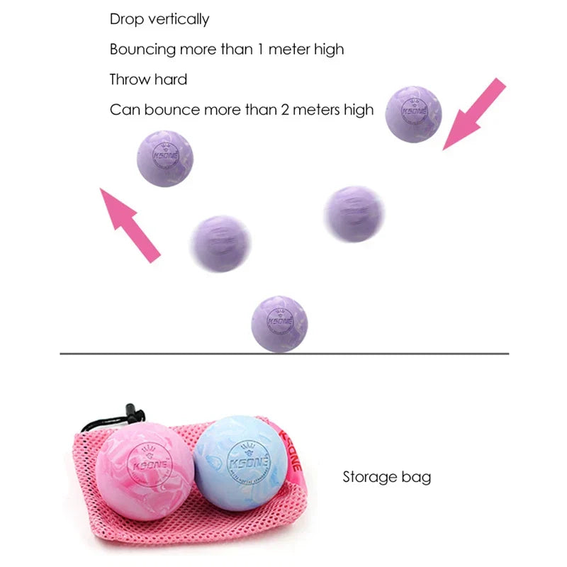 KSONE Lacrosse Massage Ball-Portable Fitness Massage Ball -Muscle