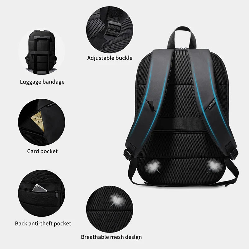 Heroic Knight Laptop Backpack 15.6 Inch Backpack Expandable