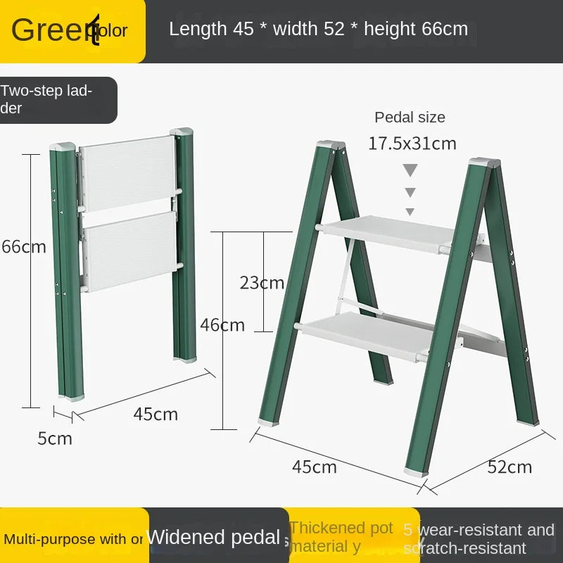 Multifunctional High Stools Kitchen Thickened Telescopic Ladder Stable