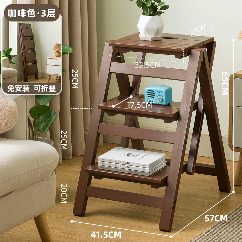 Platforms Telescoping Step Stools Foldable Attic Bar Portable