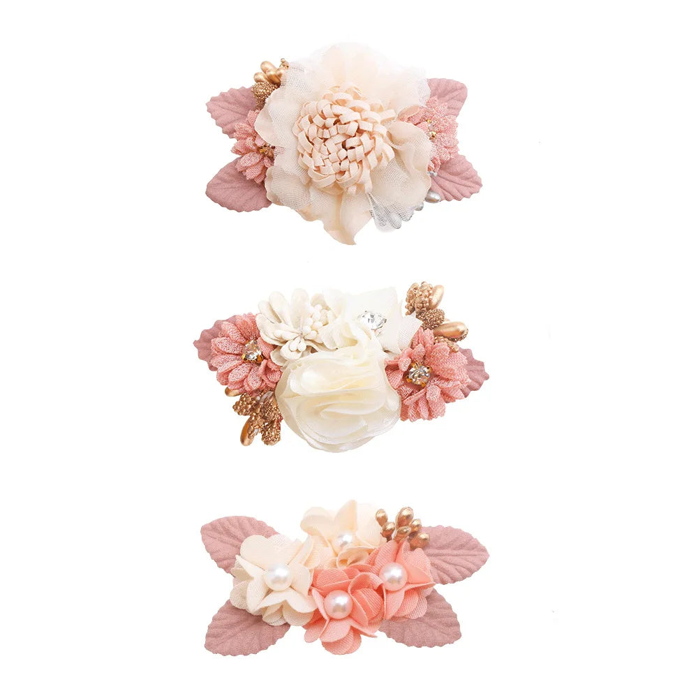 Baby Accessories Princess Flower Hairpins for Baby and