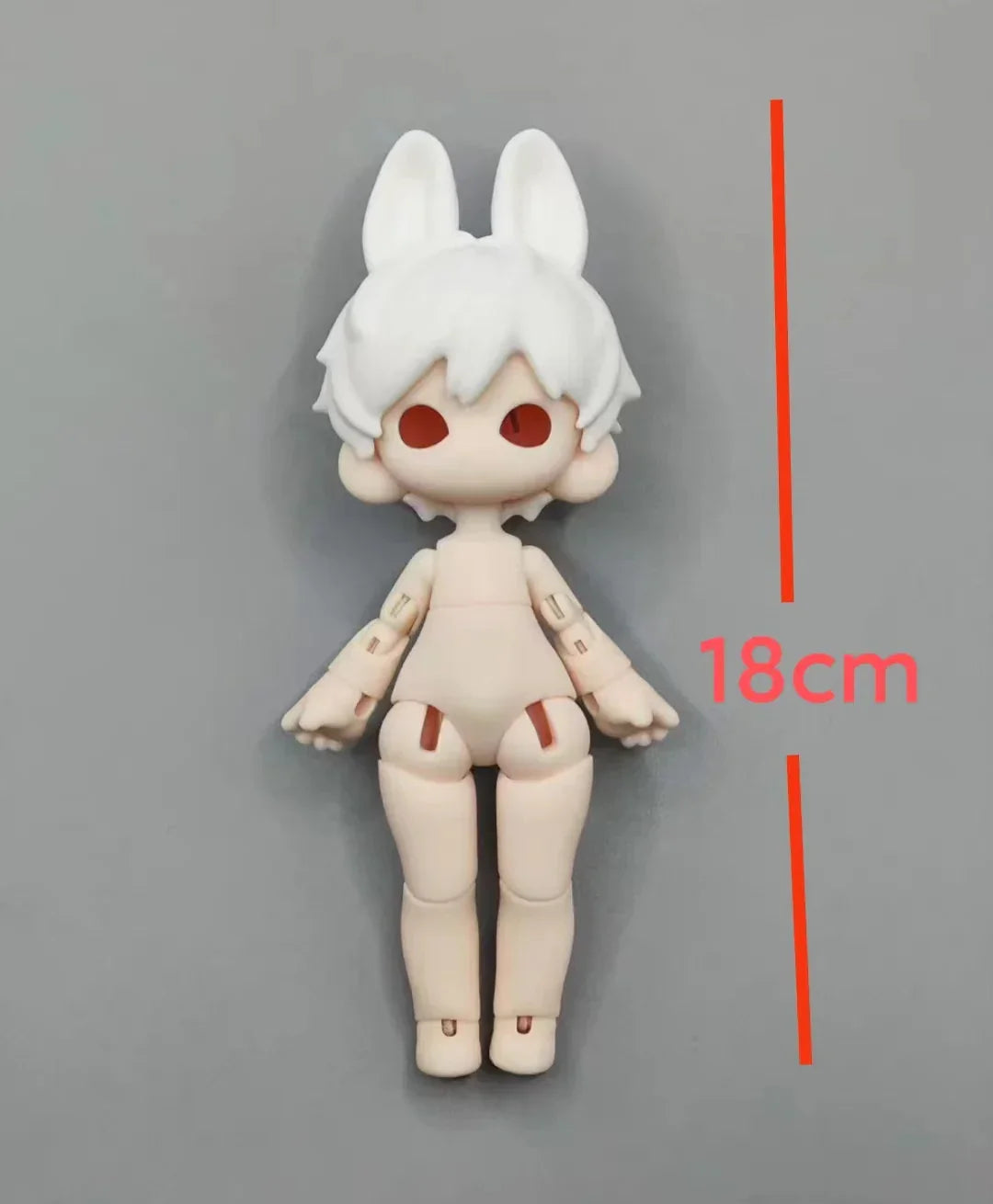 BJD girl's doll Bunny joint doll 18cm elf