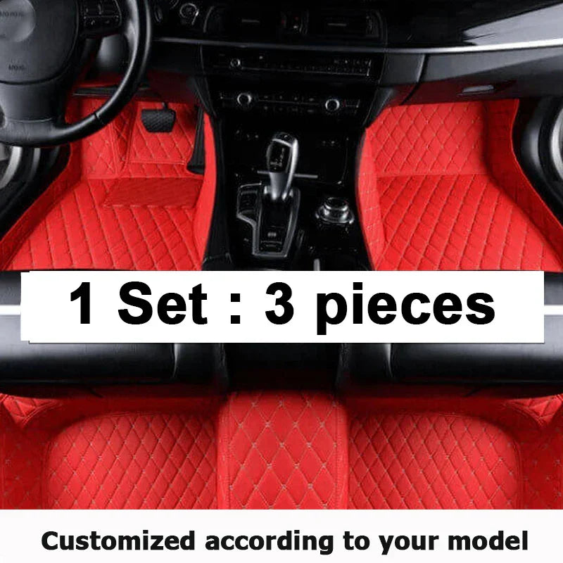 Custom Made Leather Car Floor Mats For Toyota